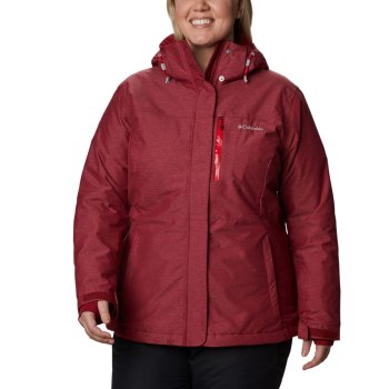 Columbia Alpine Action Omni-Heat Plus Size, Chamarras Rojos Para Mujer | 547632-MFG